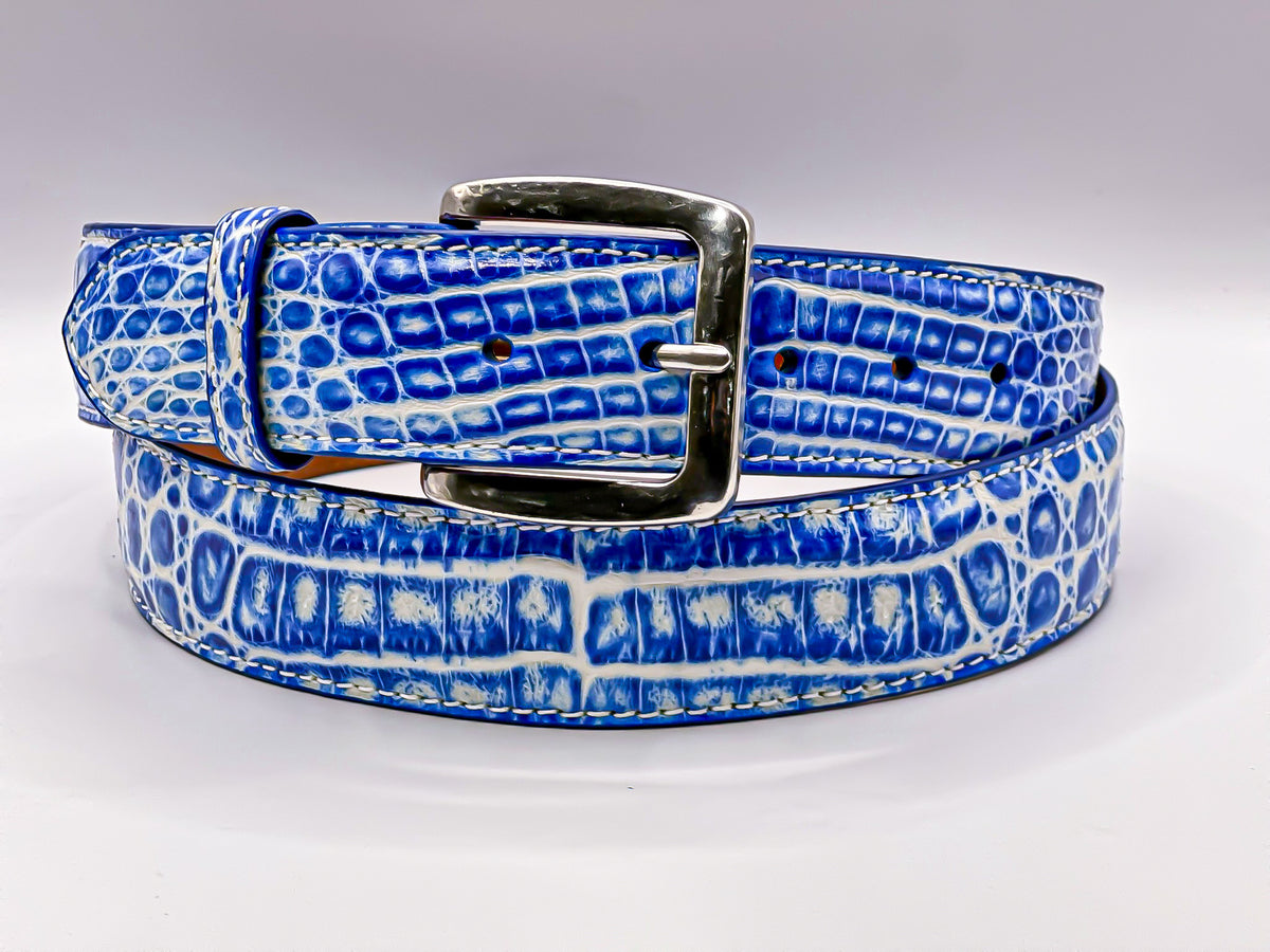 Hand Painted Argentine Caiman Crocodile – Fairway Exotics